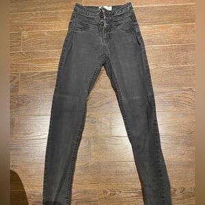 Ardene Charcoal/Black Skinny Jeans